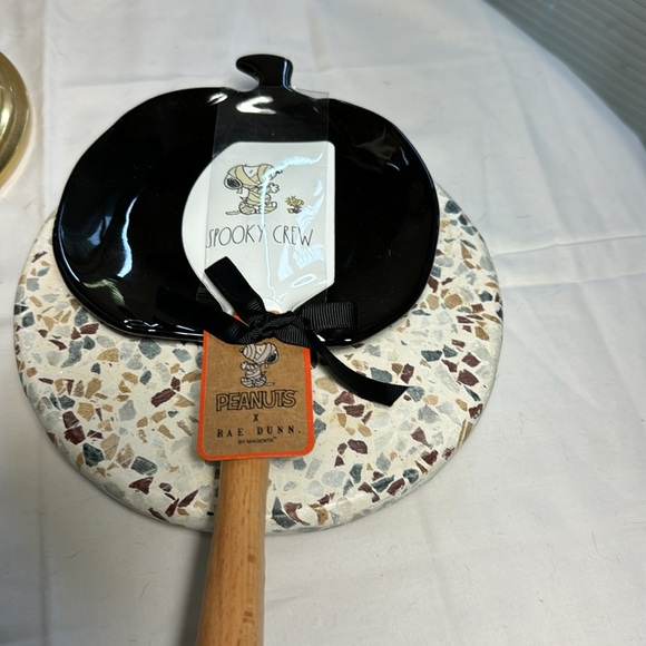 Rae Dunn Spooky Crew spoon rest and spatula - Picture 2 of 5